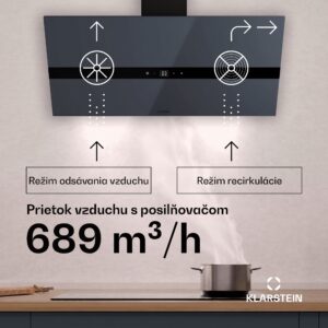 Klarstein WiFusion digestor, WiFi, LED, 690 m³/h, A++