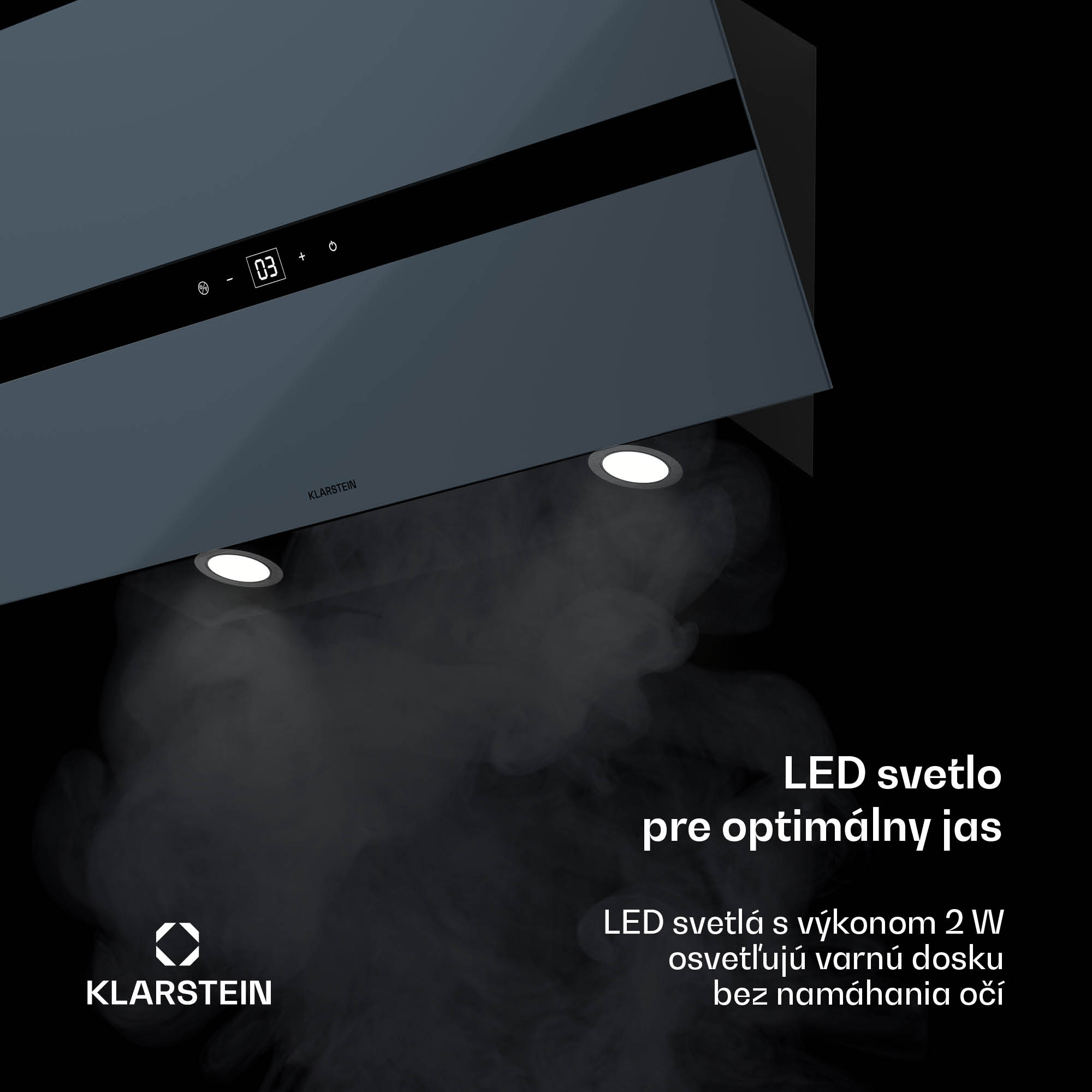 Klarstein WiFusion digestor, WiFi, LED, 690 m³/h, A++ – Obrázok 4