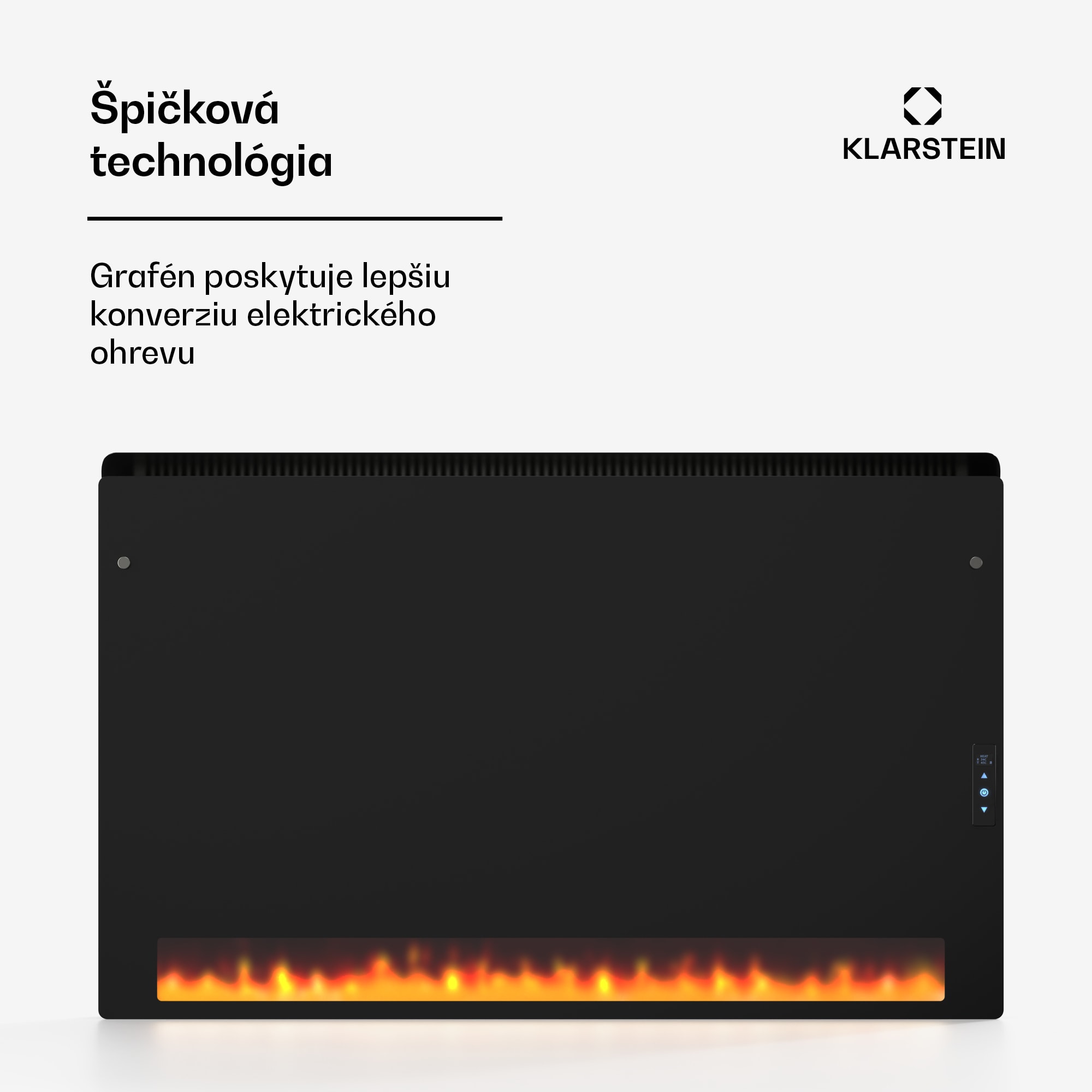 Klarstein ZenHeat Graphene nástenný ohrievač 1110 W – Obrázok 2