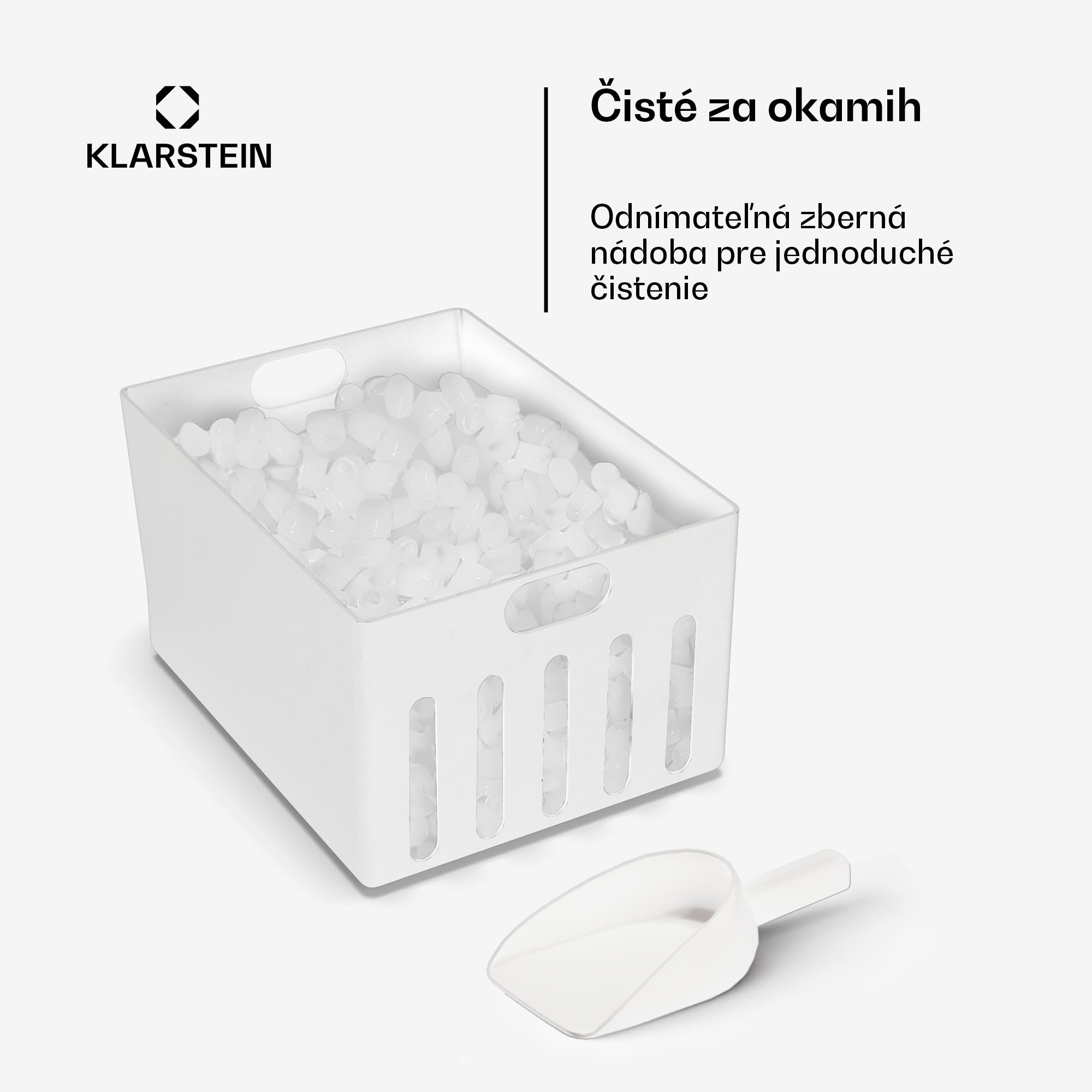 Klarstein Bullet Ice výrobník ľadu, 15 kg ľadu denne, Bullet & drvený ľad, Nehrdzavejúca oceľ – Obrázok 4