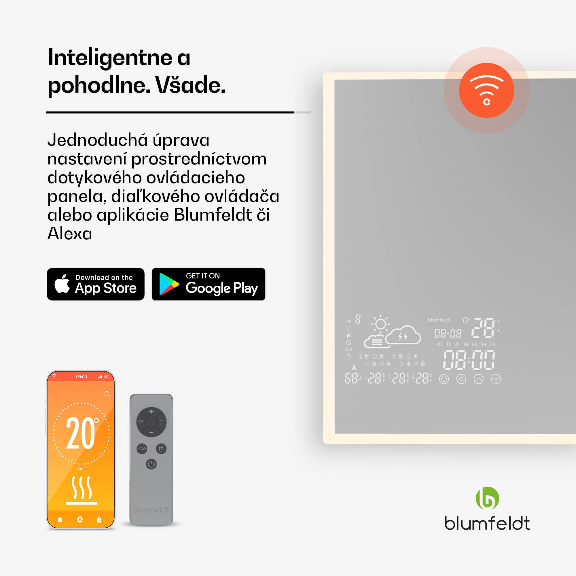 Blumfeldt Infračervený ohrievač, Smart Mirror, Infračervené žiarenie, 600 W, IP44 – Obrázok 4