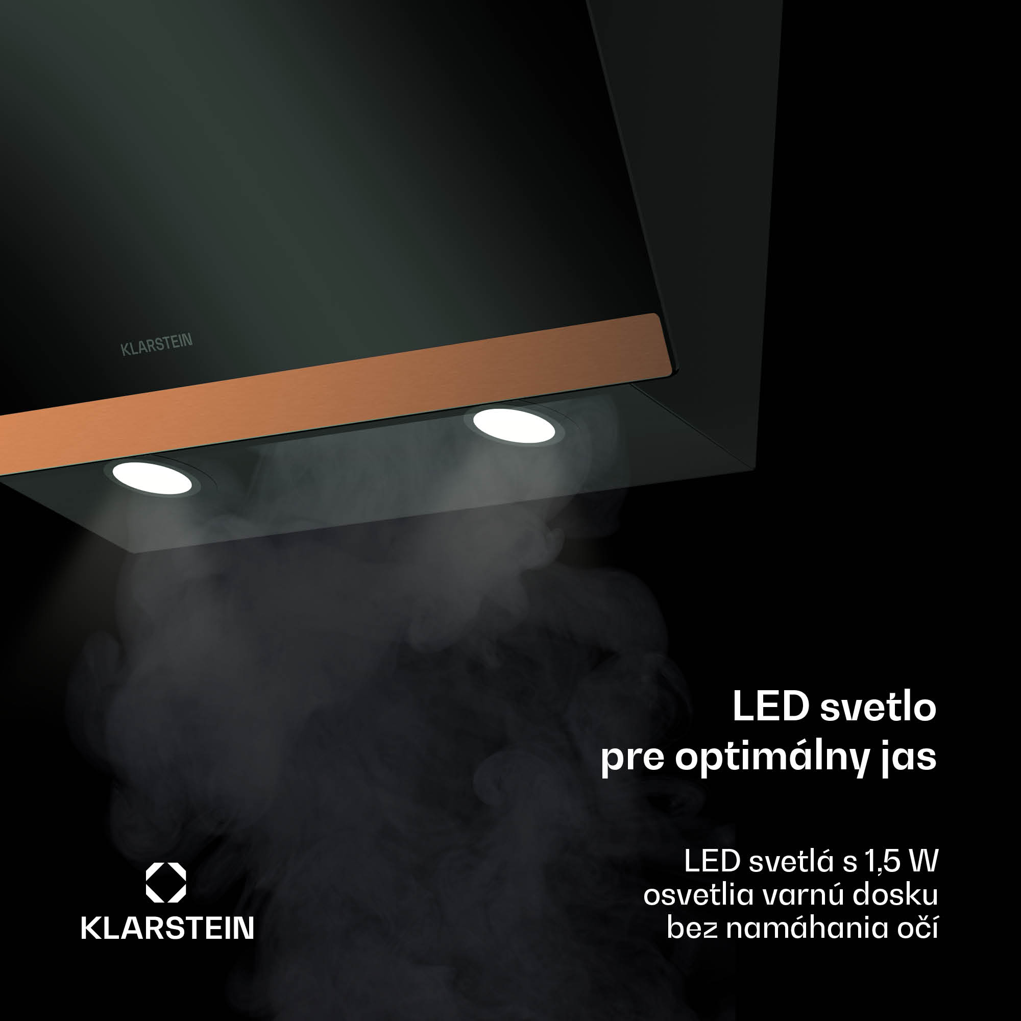 Klarstein FlashLine 60 digestor, A++, 578 m³/h, 3 úrovne, dotykový, tichý, LED, odsávanie/recirkulácia, 100 W – Obrázok 4