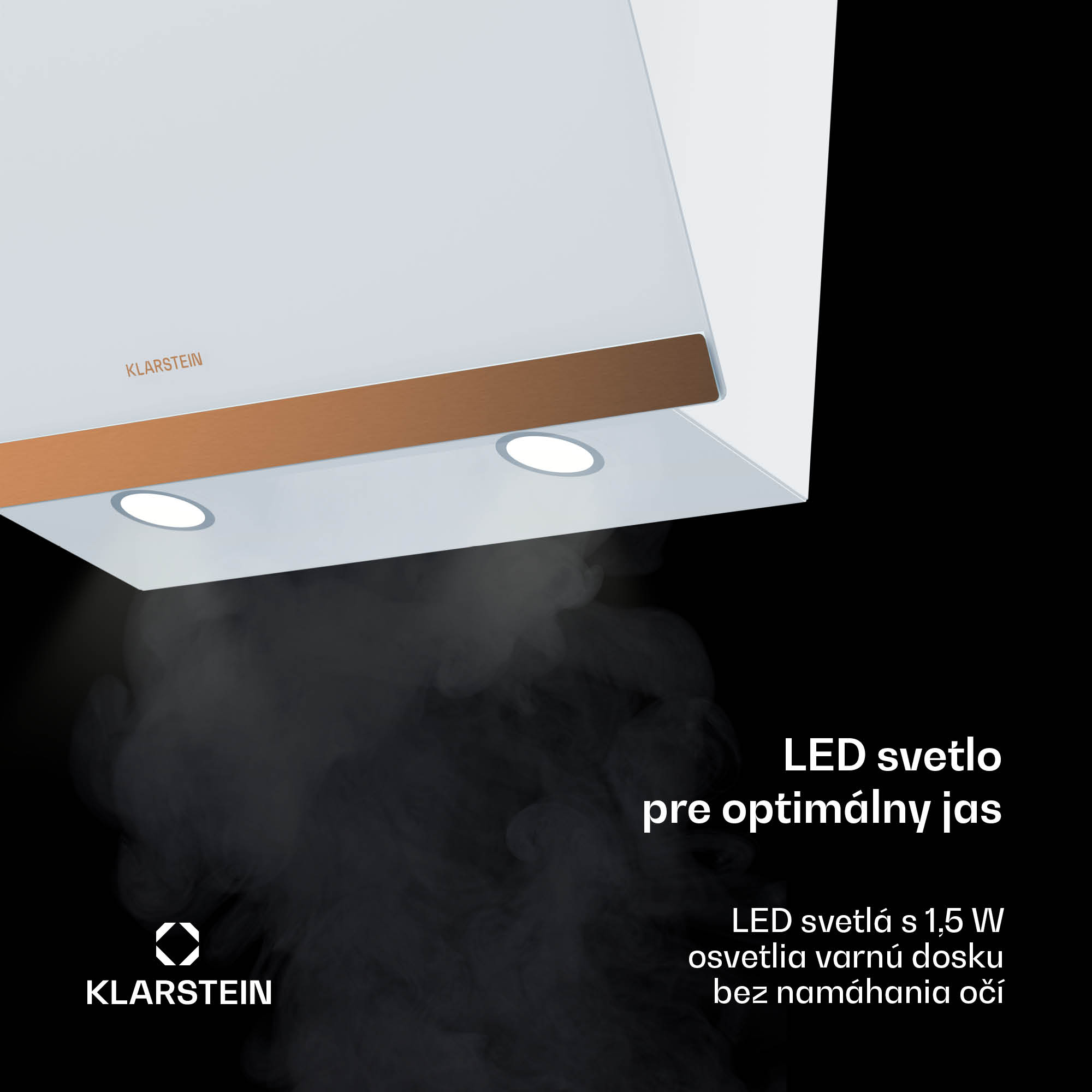 Klarstein FlashLine 60 digestor, A++, 578 m³/h, 3 úrovne, dotykový, tichý, LED, odsávanie/recirkulácia, 100 W – Obrázok 4