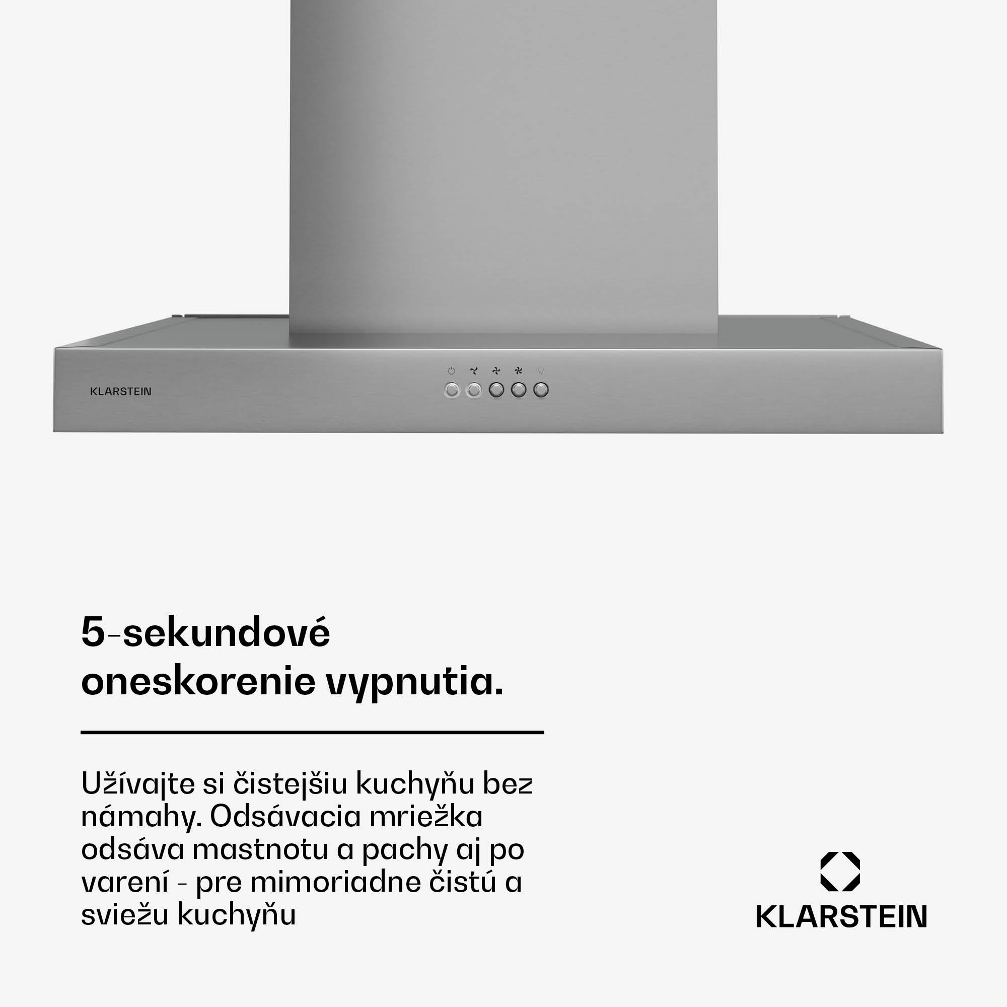 Klarstein AeroClean digestor, 649,9 m³/h, 4 úrovne, EEK A++, odsávanie/recirkulácia vzduchu – Obrázok 4