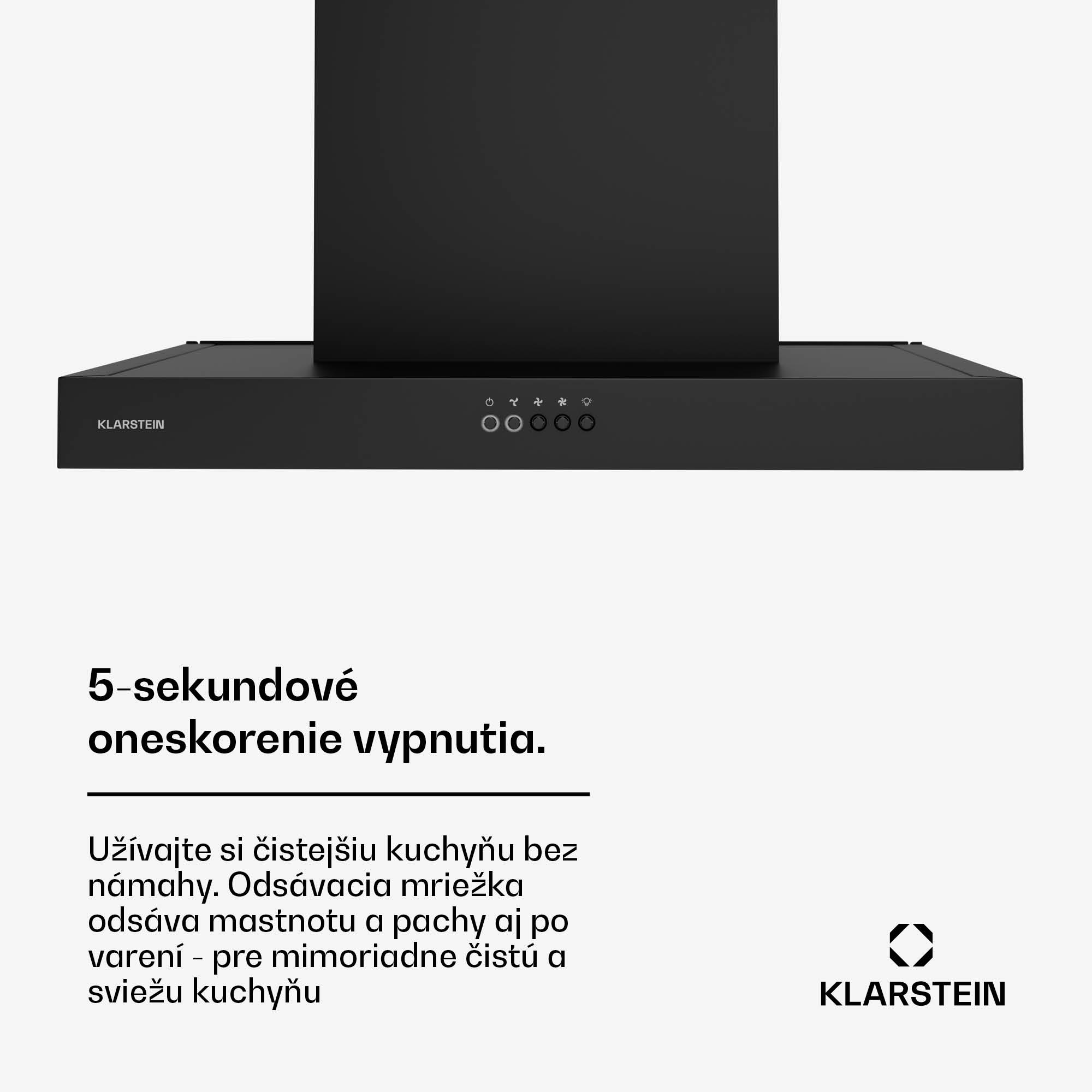Klarstein AeroClean digestor, 649,9 m³/h, 4 úrovne, EEK A++, odsávanie/recirkulácia vzduchu – Obrázok 4
