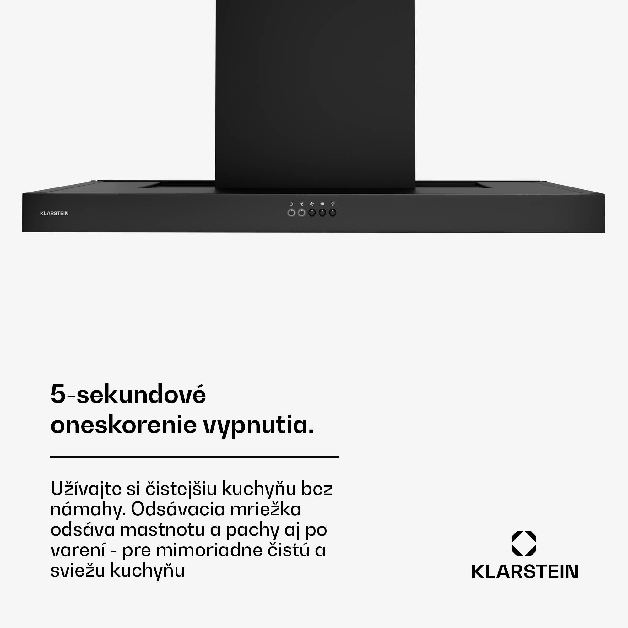 Klarstein AeroClean digestor, 649,9 m³/h, 4 úrovne, EEK A++, odsávanie/recirkulácia vzduchu – Obrázok 4