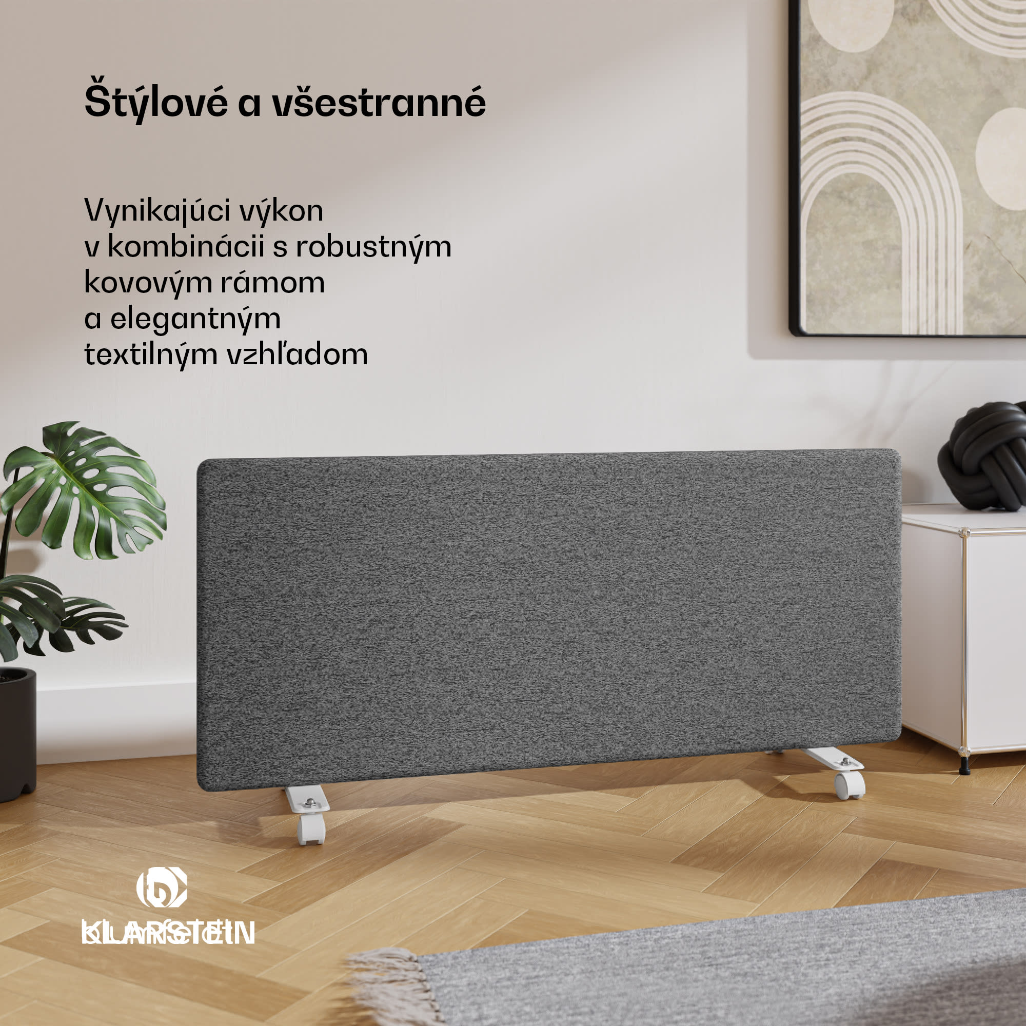 Blumfeldt ThermaTouch konvektor, 2 000 W, elegantný dizajn, dotykové ovládanie, do 20 m² – Obrázok 2