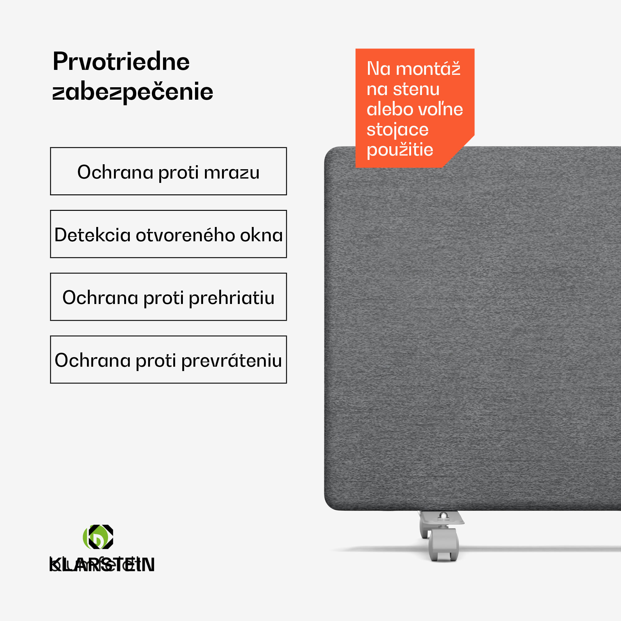 Blumfeldt ThermaTouch konvektor, 2 000 W, elegantný dizajn, dotykové ovládanie, do 20 m² – Obrázok 4