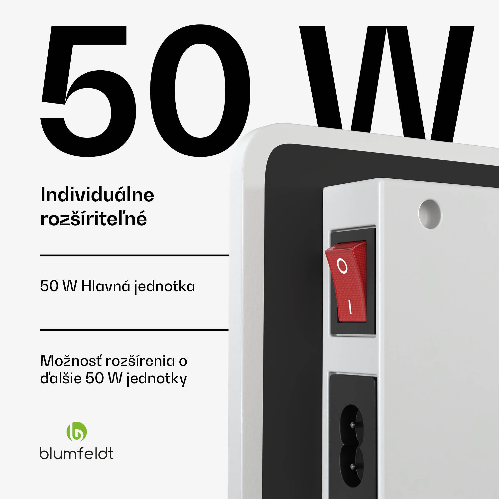 Blumfeldt Infračervený nástenný sušič DryWave, 50 W, suší farby a omietky, možnosť montáže na stenu – Obrázok 2