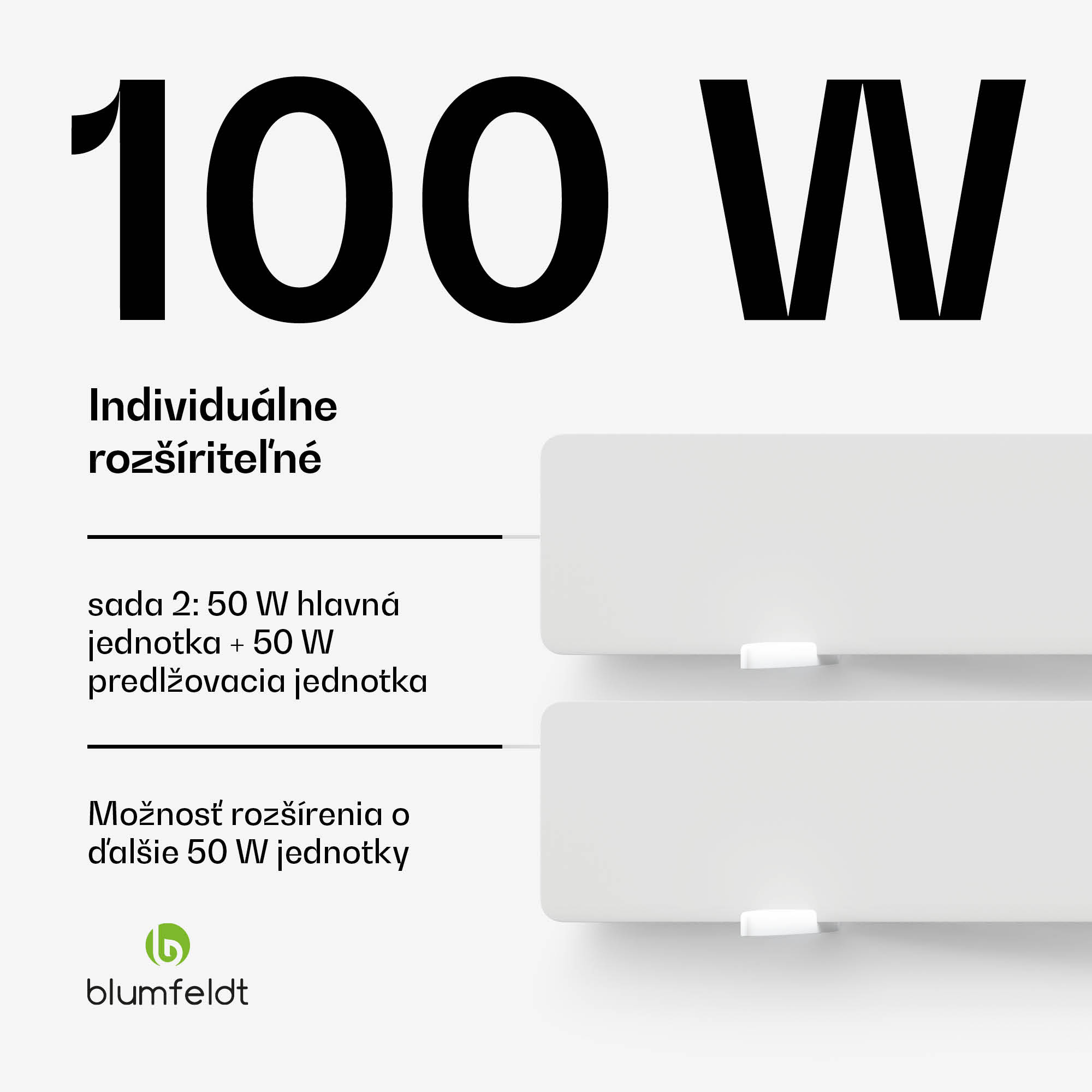 Blumfeldt DryWave infračervený sušič stien, 50-100 W, suší farby a omietky, aj montáž na stenu – Obrázok 2