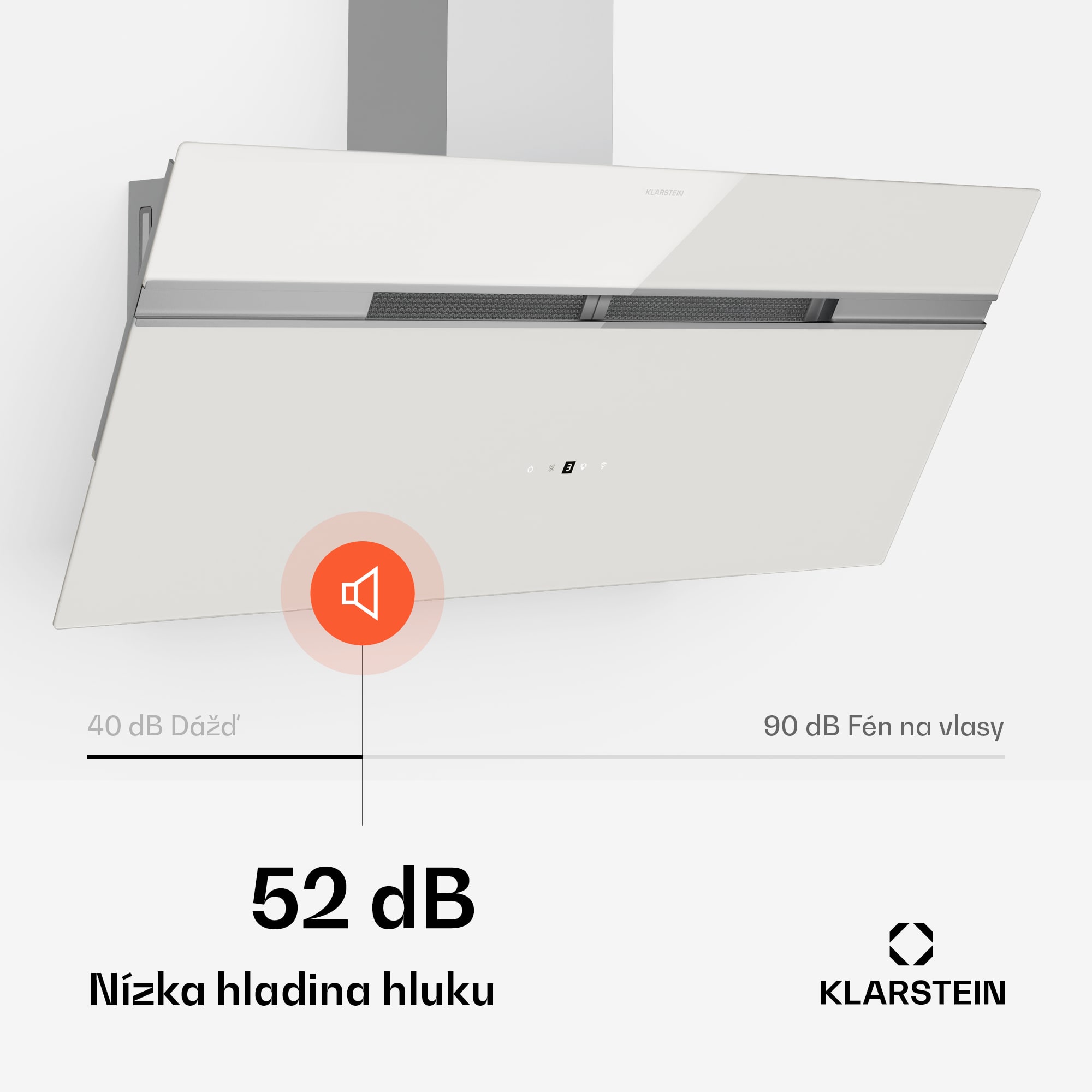 Klarstein Alina odsávač pár | 90 cm | 690 m³/h | Tichý | A++ – Obrázok 3