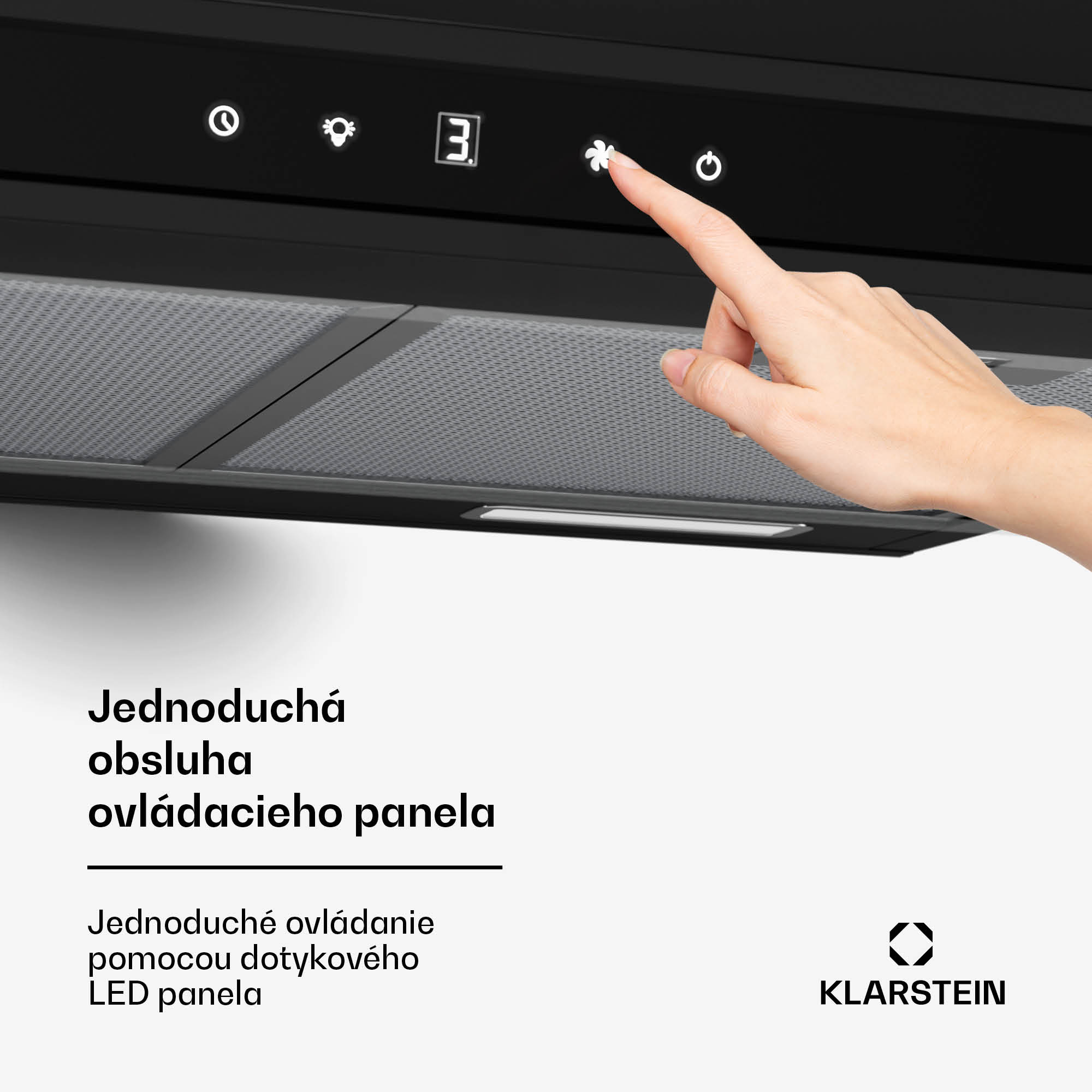 Klarstein Purista Force digestor | Kompaktný | 384,8 m³/h | EEK C | Technológia dvojitého motora – Obrázok 4
