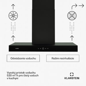 Klarstein SmartEdge digestor, WiFi, tichý, výkonný, LED, 550 m³/h, EEK A+