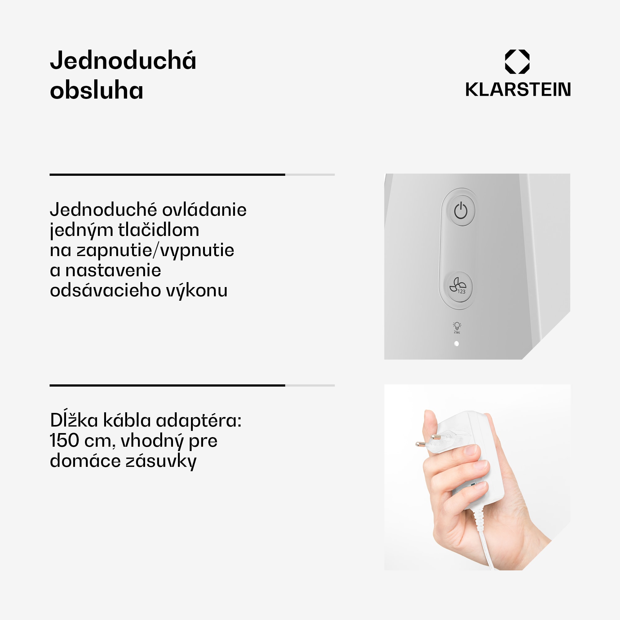 Klarstein WanderVent, Digestor 200 m³/h, Kompaktný dizajn – Obrázok 3