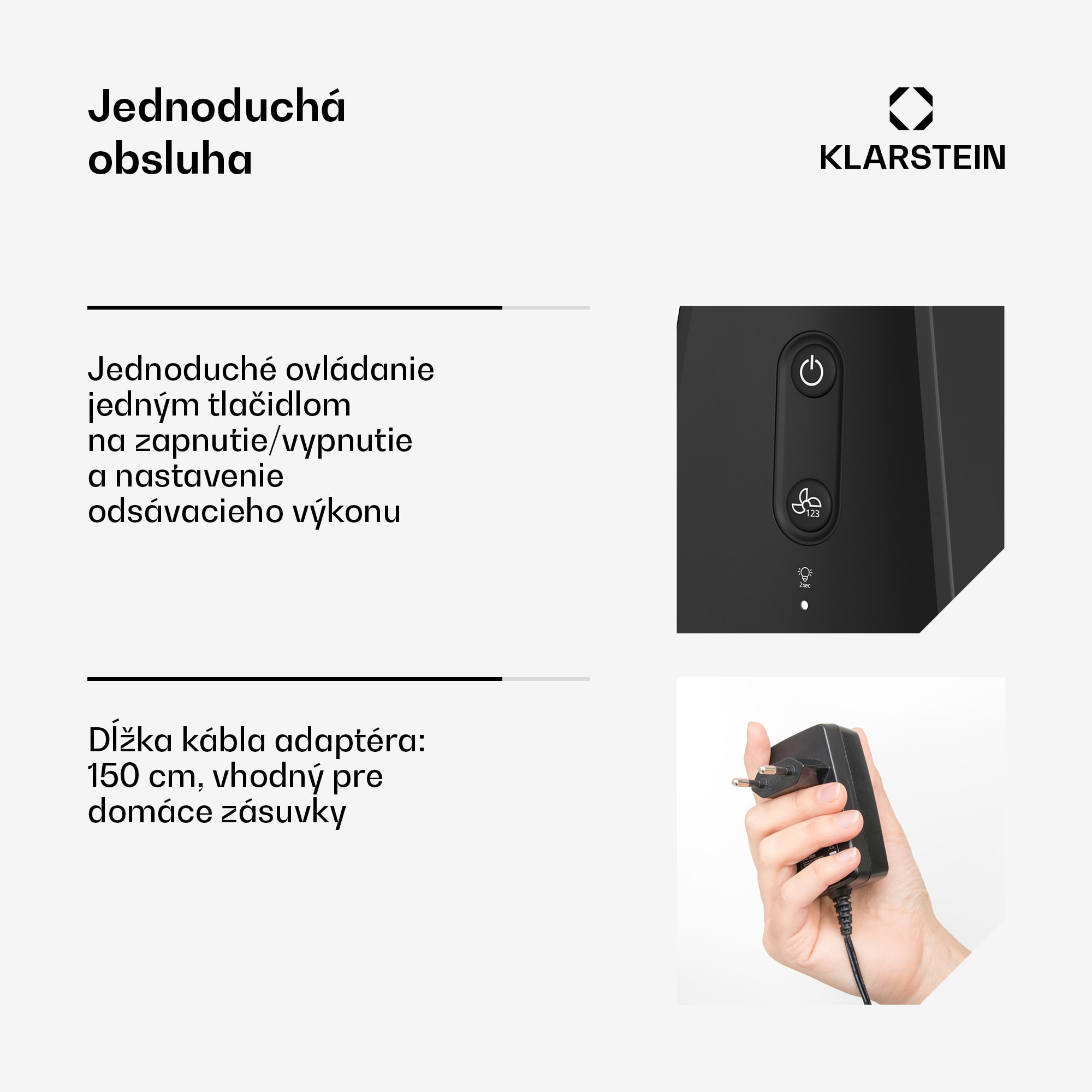 Klarstein WanderVent digestor, 200 m³/h, Kompaktný dizajn – Obrázok 3