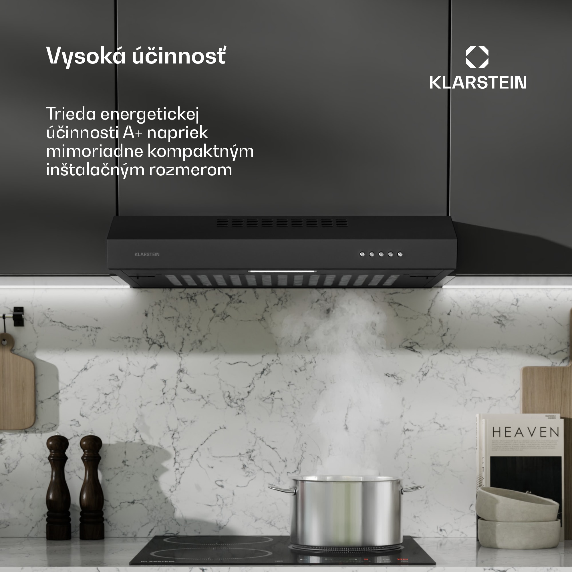 Klarstein SlimVent 60 Black digestor – Obrázok 2
