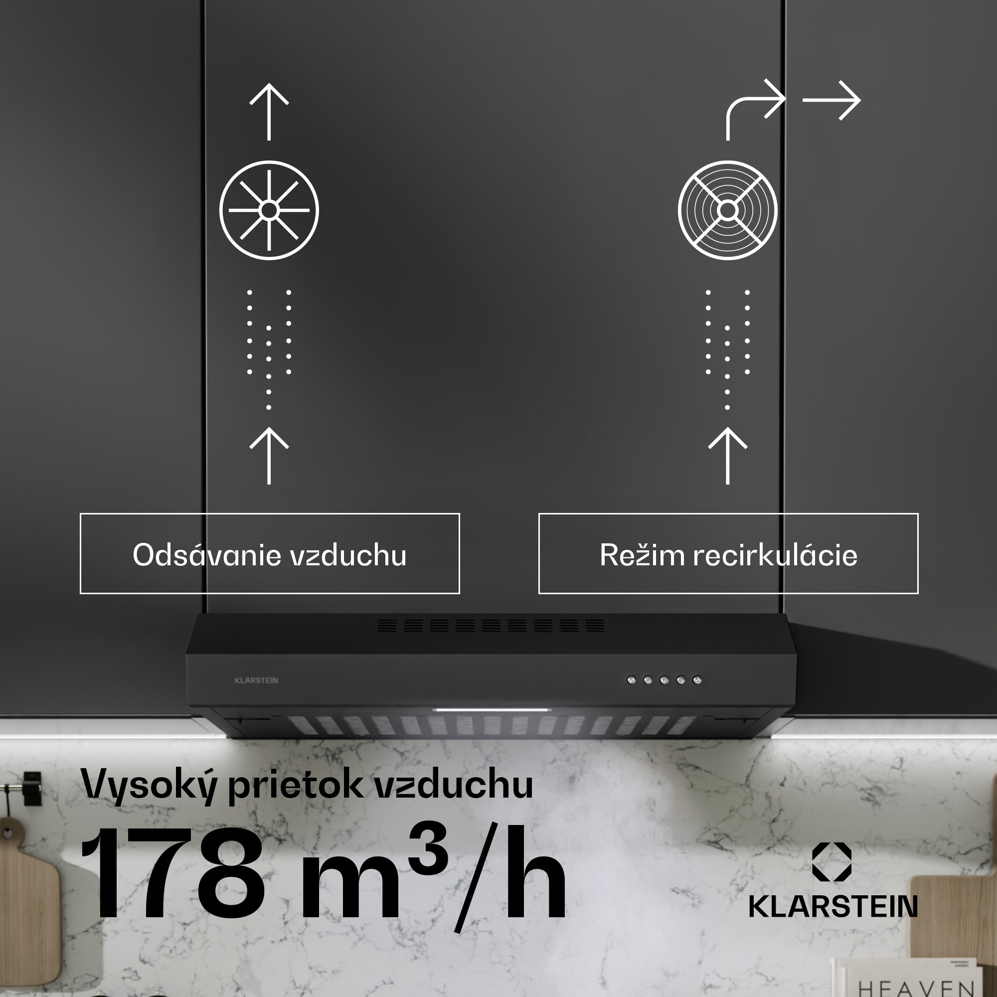 Klarstein SlimVent 60 Black digestor – Obrázok 3