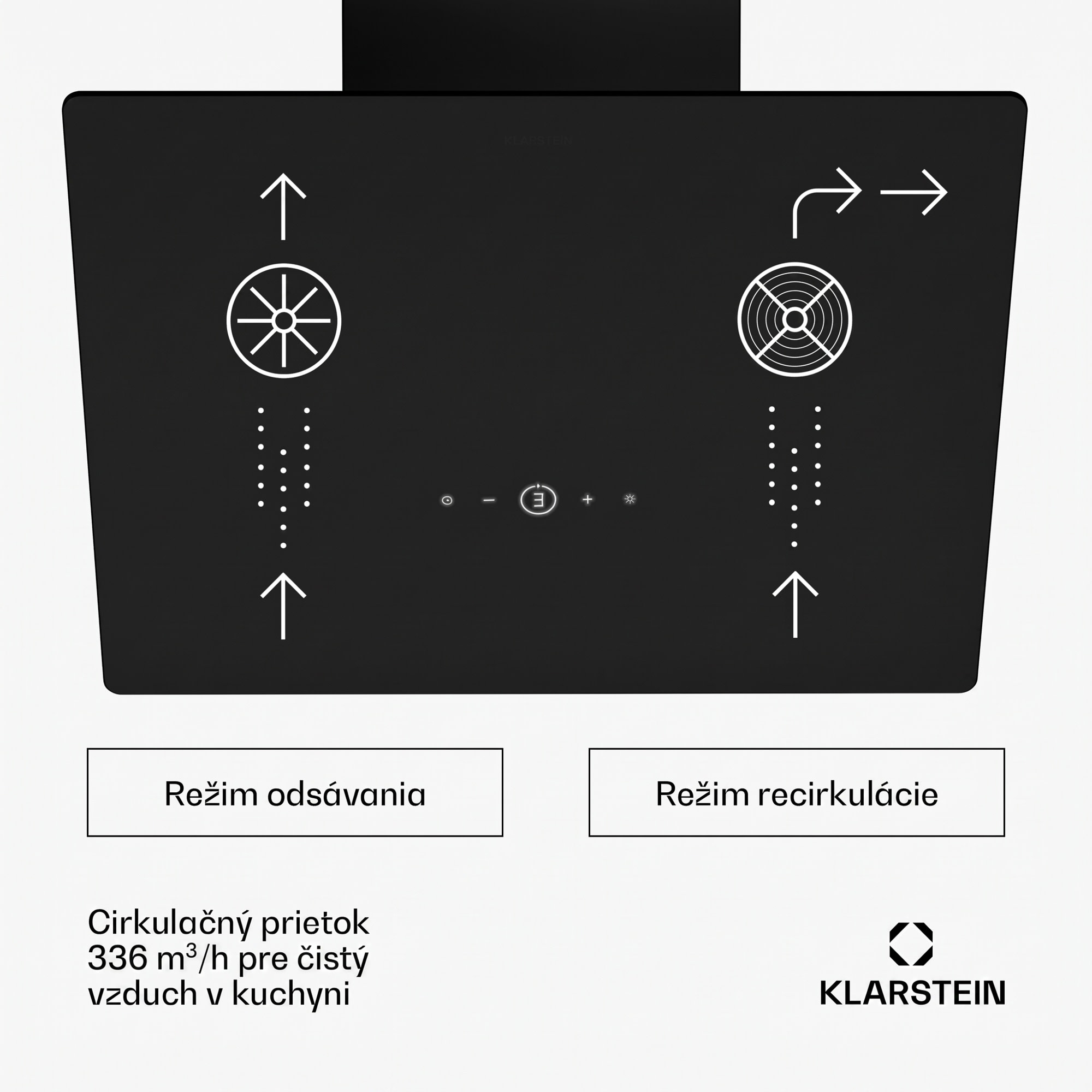 Klarstein MaxAir digestor, Kompaktný a výkonný, Energetická účinnosť A++, Duálne vetranie – Obrázok 3