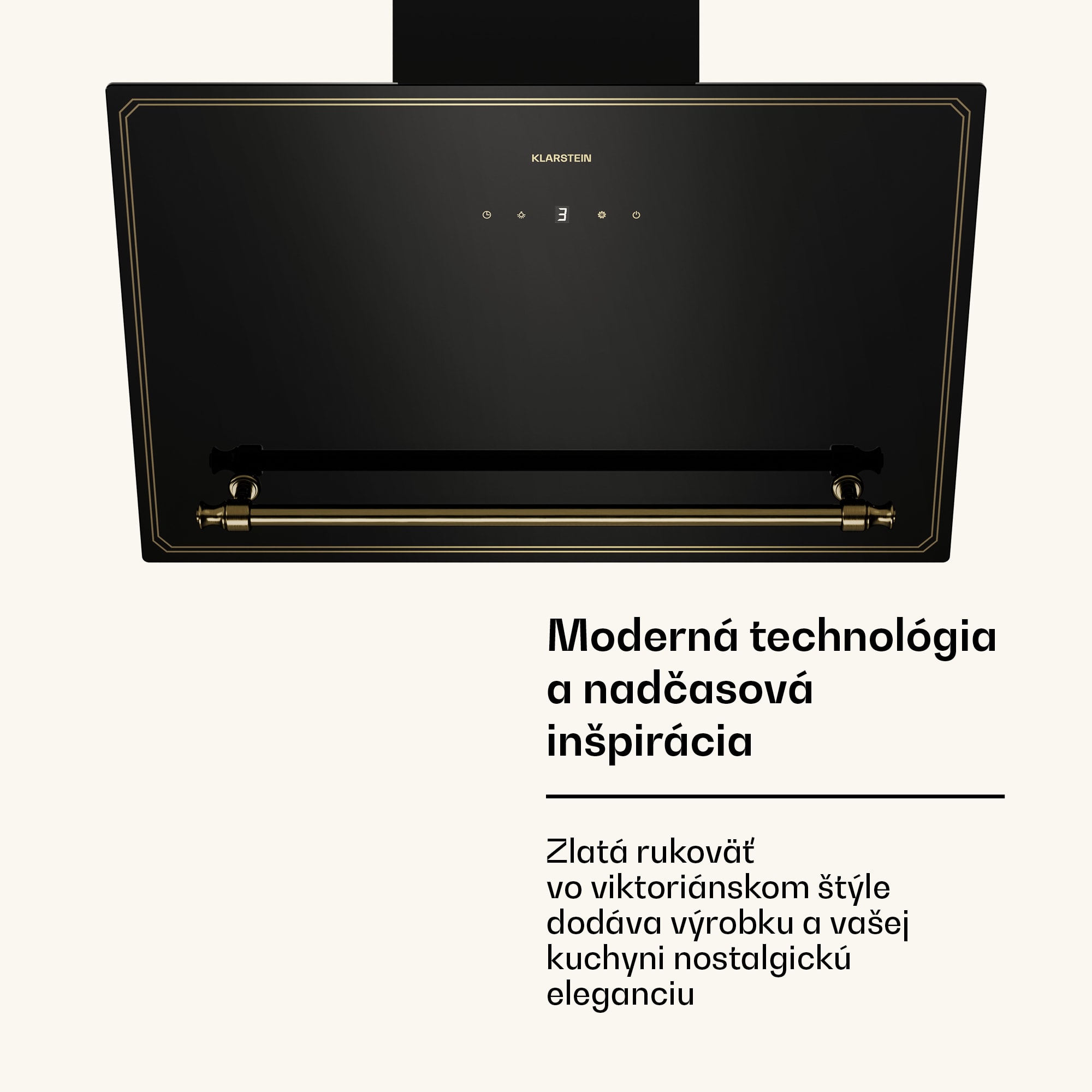 Klarstein Victoria šikmý digestor 90 cm prietok vzduchu 336 m³/h – Obrázok 4
