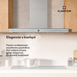Klarstein Auriana digestor, Ambient Light, 697 m³/h, WiFi, Touch, LED