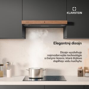 Klarstein ZenFusion digestor, prietok vzduchu 323 m³/h, EEK A, odsávanie/recirkulácia, 3 úrovne, tichý