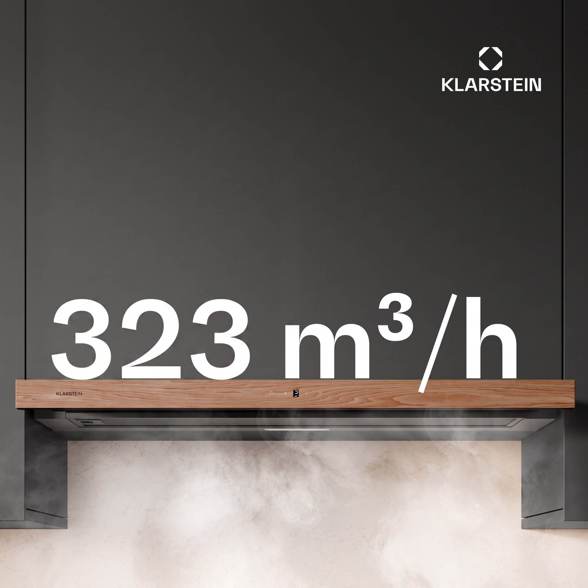 Klarstein ZenFusion digestor, prietok vzduchu 323 m³/h, EEK A, odsávanie/recirkulácia, 3 úrovne, tichý – Obrázok 3