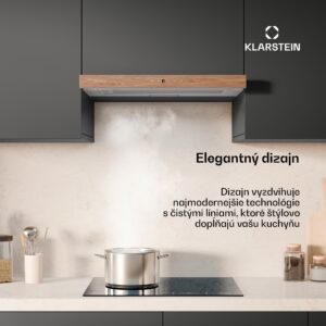 Klarstein ZenFusion digestor, prietok vzduchu 323 m³/h, EEK A, odsávanie/recirkulácia, 3 úrovne, tichý