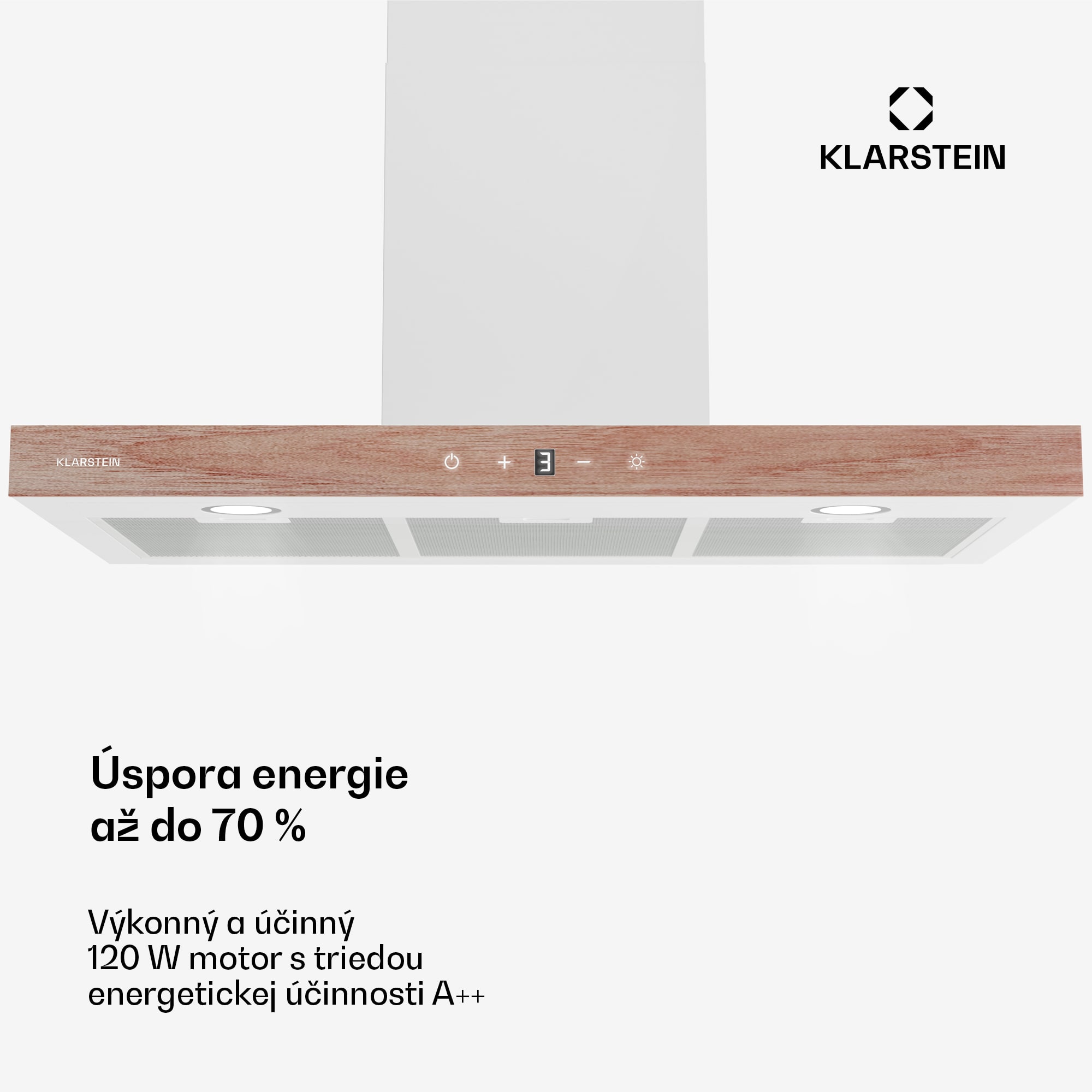 Klarstein ZenFusion T digestor, 881,6 m³/h, A++, 210 W DC, 47 dB, odsávanie/recirkulácia – Obrázok 3