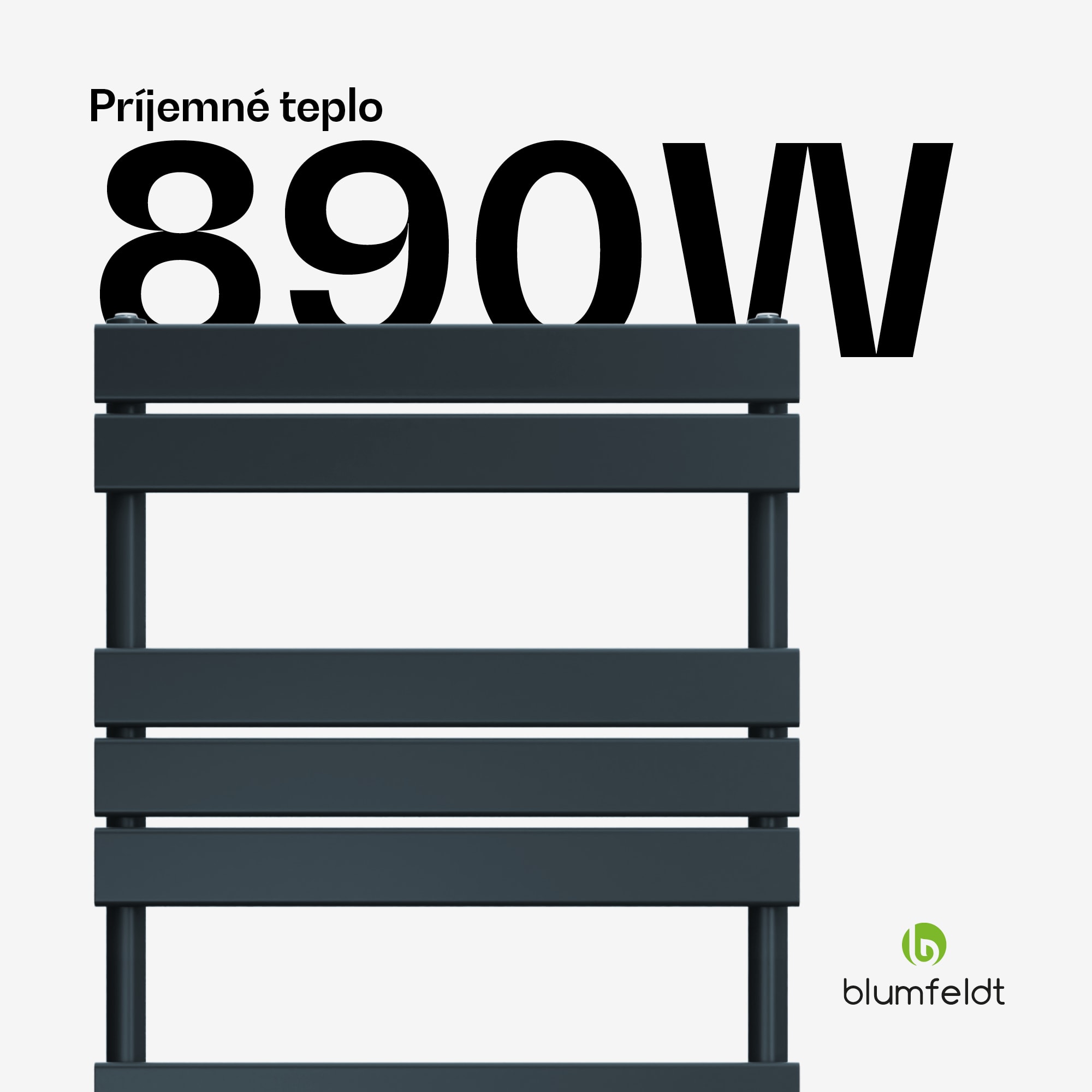 Blumfeldt Fairmont radiátor | 60 x 180 cm | nástenná montáž | moderný dizajn | prevádzka na teplú vodu