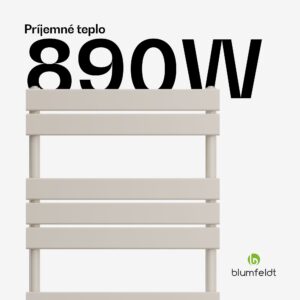 Blumfeldt Fairmont radiátor | 60 x 180 cm | nástenná montáž | moderný dizajn | prevádzka na teplú vodu