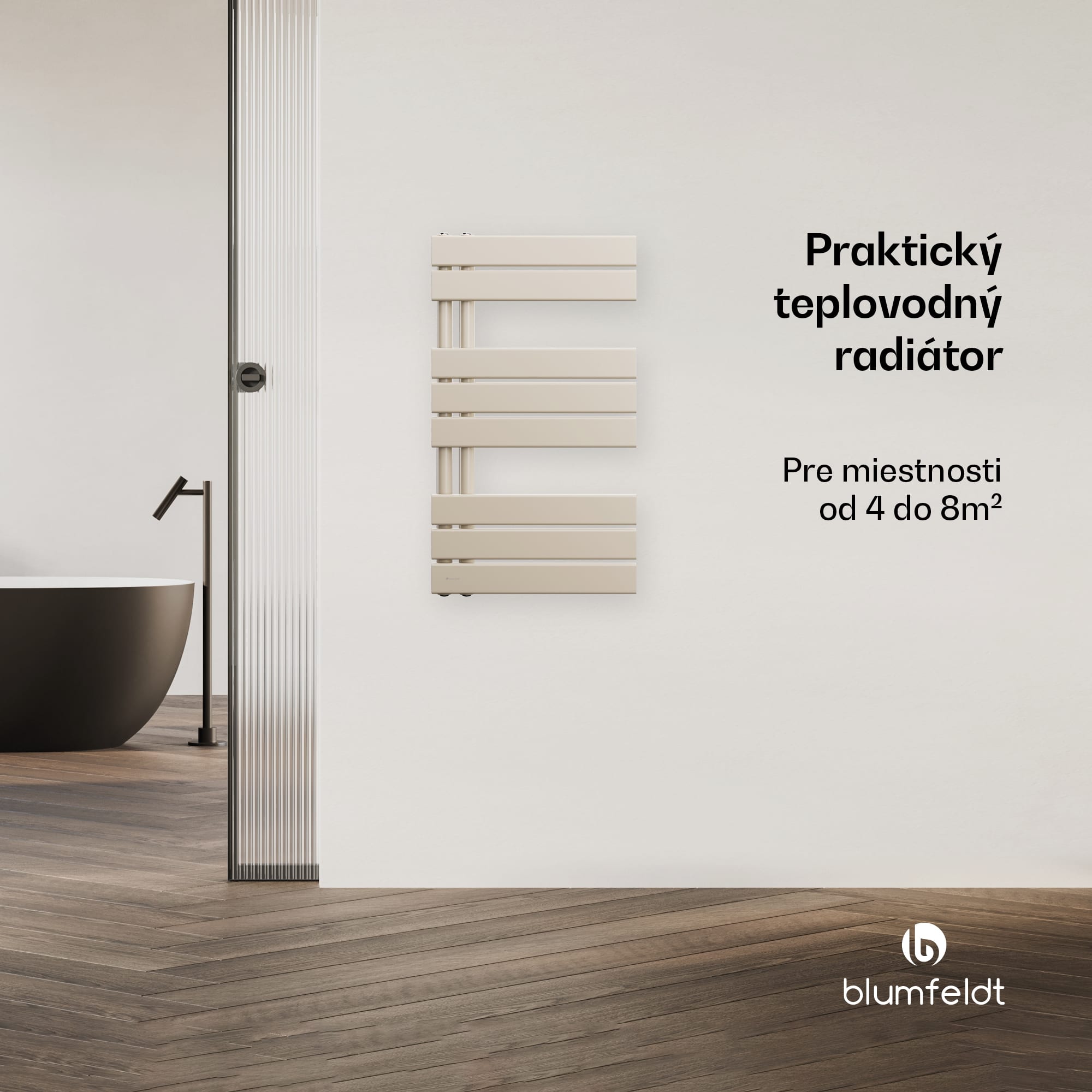 Blumfeldt Fairmont radiátor, 45 x 80 cm, nástenný, moderný dizajn, teplovodný – Obrázok 2