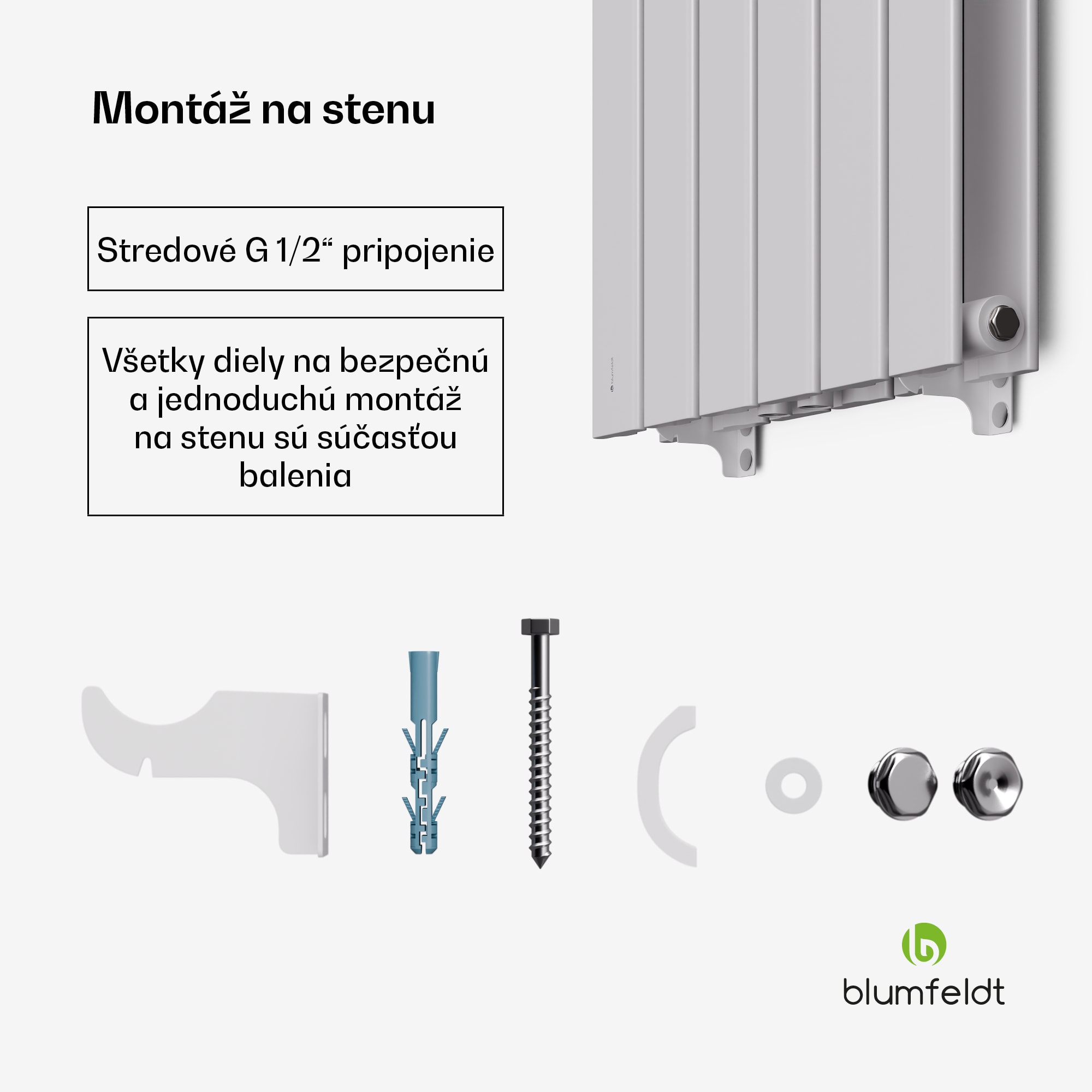 Blumfeldt Ontario radiátor 180x45 Výkon 1364 W – Obrázok 4