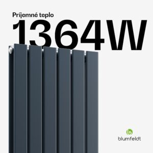 Blumfeldt Ontario radiátor 180x45 Výkon 1364 W