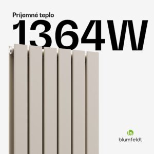 Blumfeldt Ontario radiátor 180x45 Výkon 1364 W
