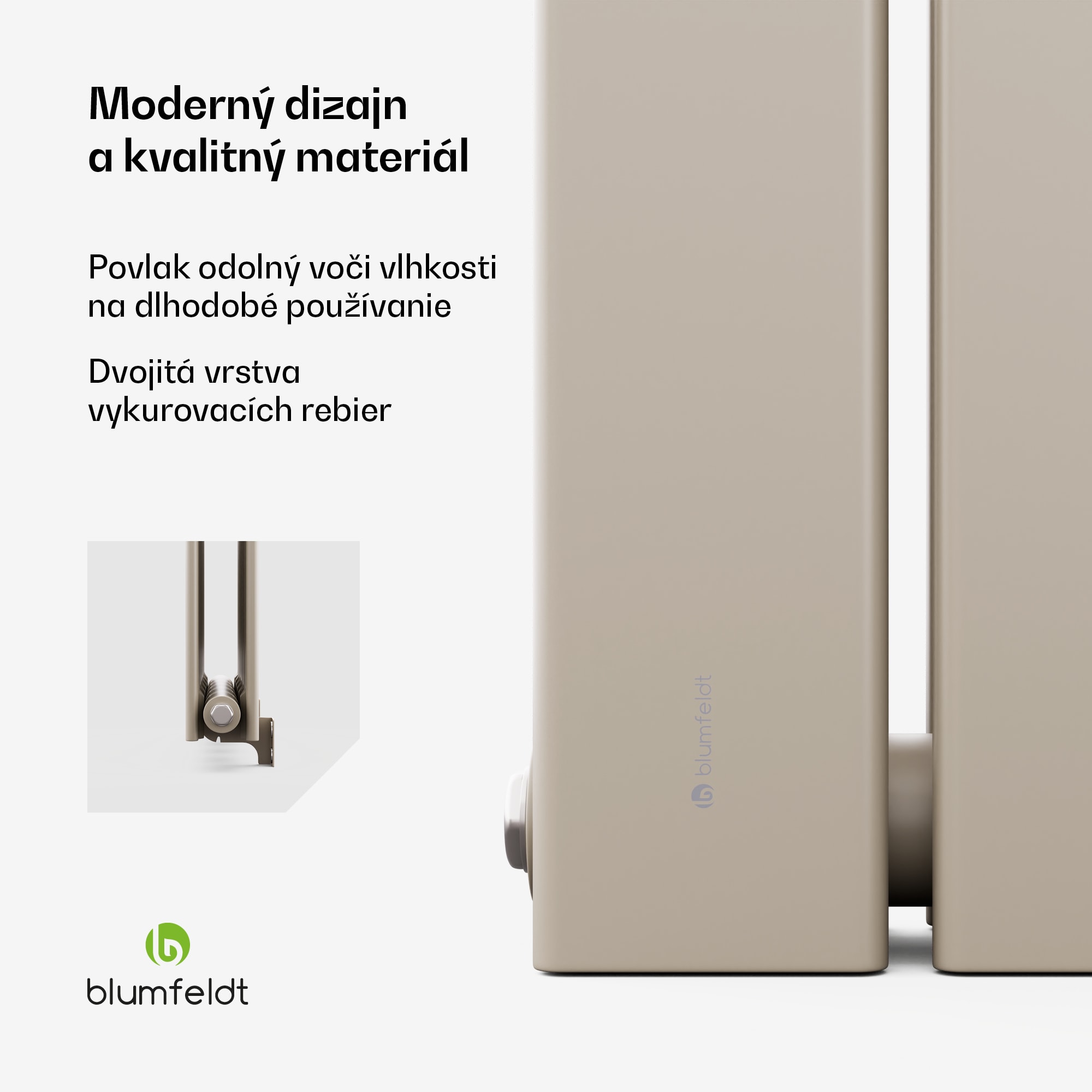 Blumfeldt Ontario radiátor 180x45 Výkon 1364 W – Obrázok 3