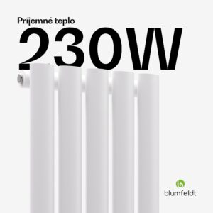 Blumfeldt Tallheo radiátor 60x30 230W