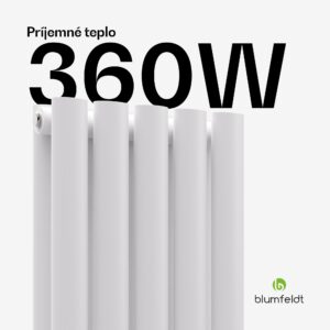 Blumfeldt Tallheo radiátor 60x30 360W