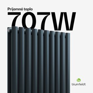 Blumfeldt Tallheo radiátor 60x60 707W