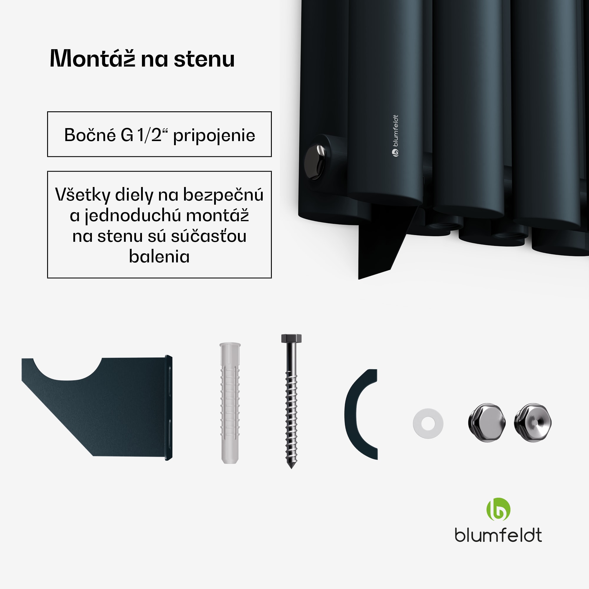 Blumfeldt Tallheo radiátor 60x60 707W – Obrázok 4