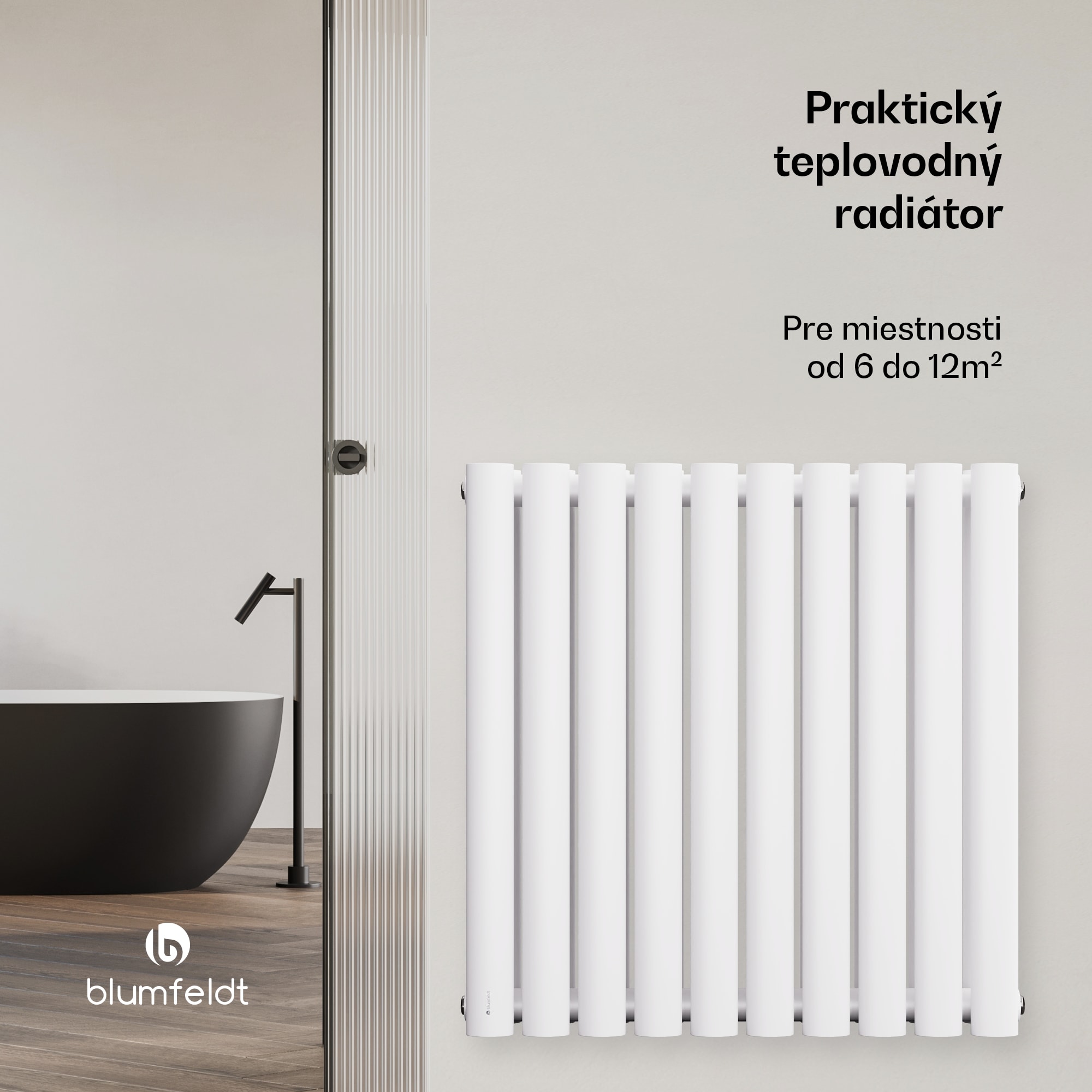 Blumfeldt Tallheo radiátor 60x60 707W – Obrázok 2