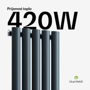 Blumfeldt Tallheo radiátor 120x30 420W