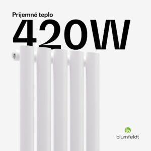 Blumfeldt Tallheo radiátor 120x30 420W