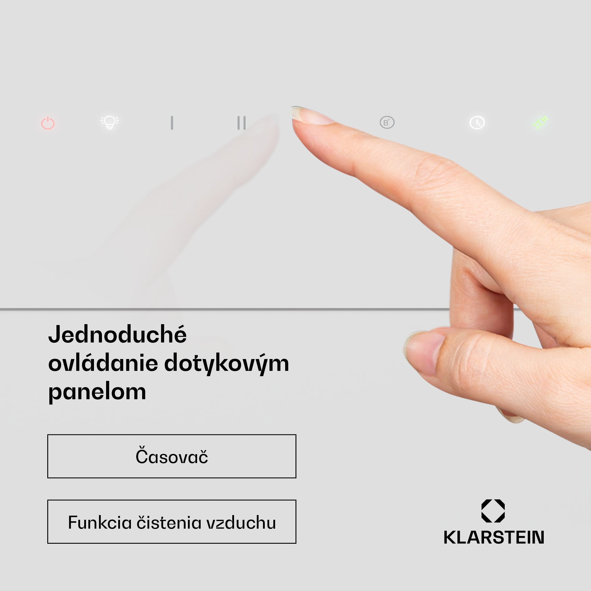 Klarstein SleekAir digestor | A+++ | 717 m³/h | dotykový ovládací panel | LED | 60 cm – Obrázok 4