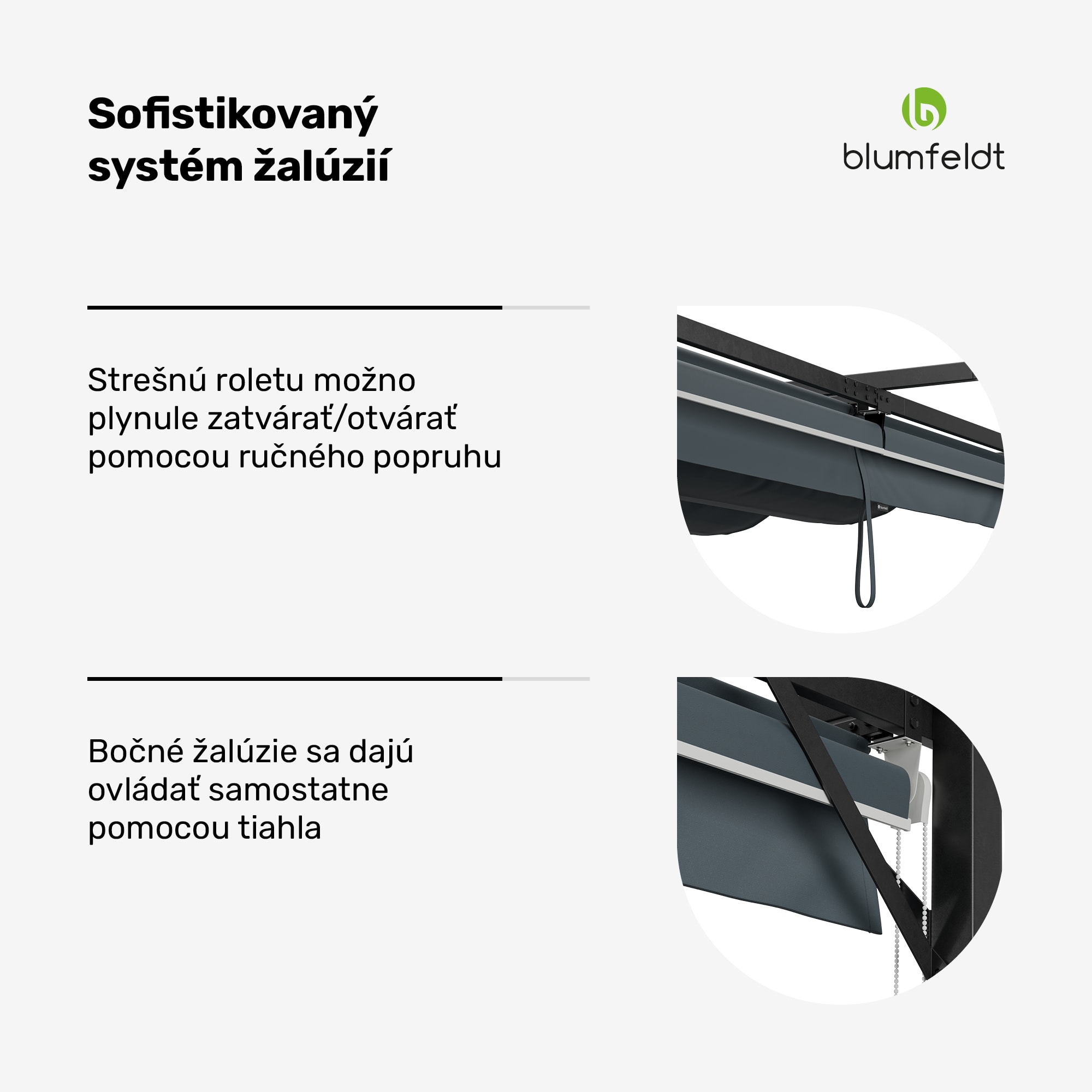 Blumfeldt Pantheon Robust Pergola 3x4 m, práškovo lakovaná oceľ, odolná voči poveternostným vplyvom, s bočnými roletami – Obrázok 3