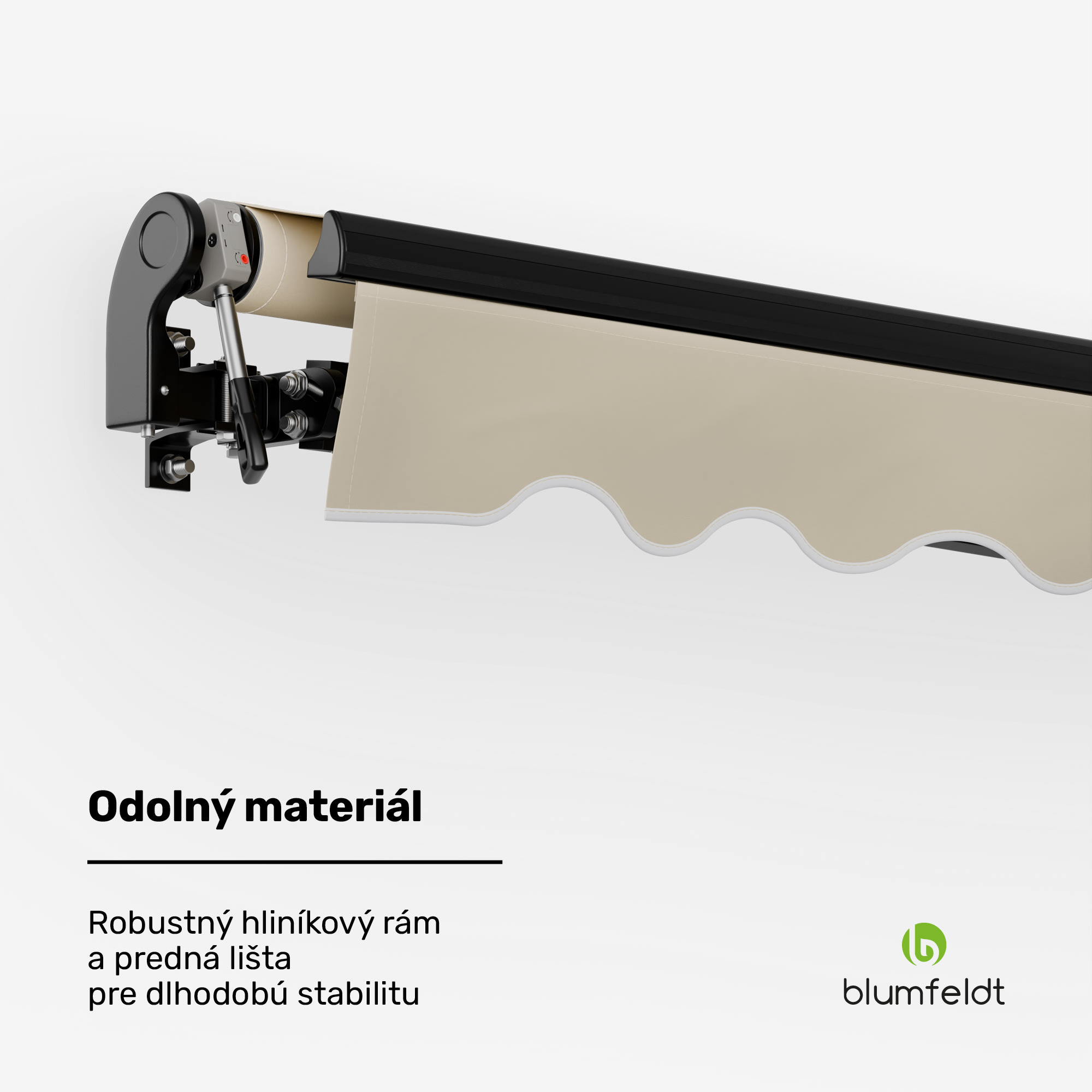 Blumfeldt CloudShade Markíza, Inteligentné ovládanie, UV ochrana, Montáž na stenu – Obrázok 3