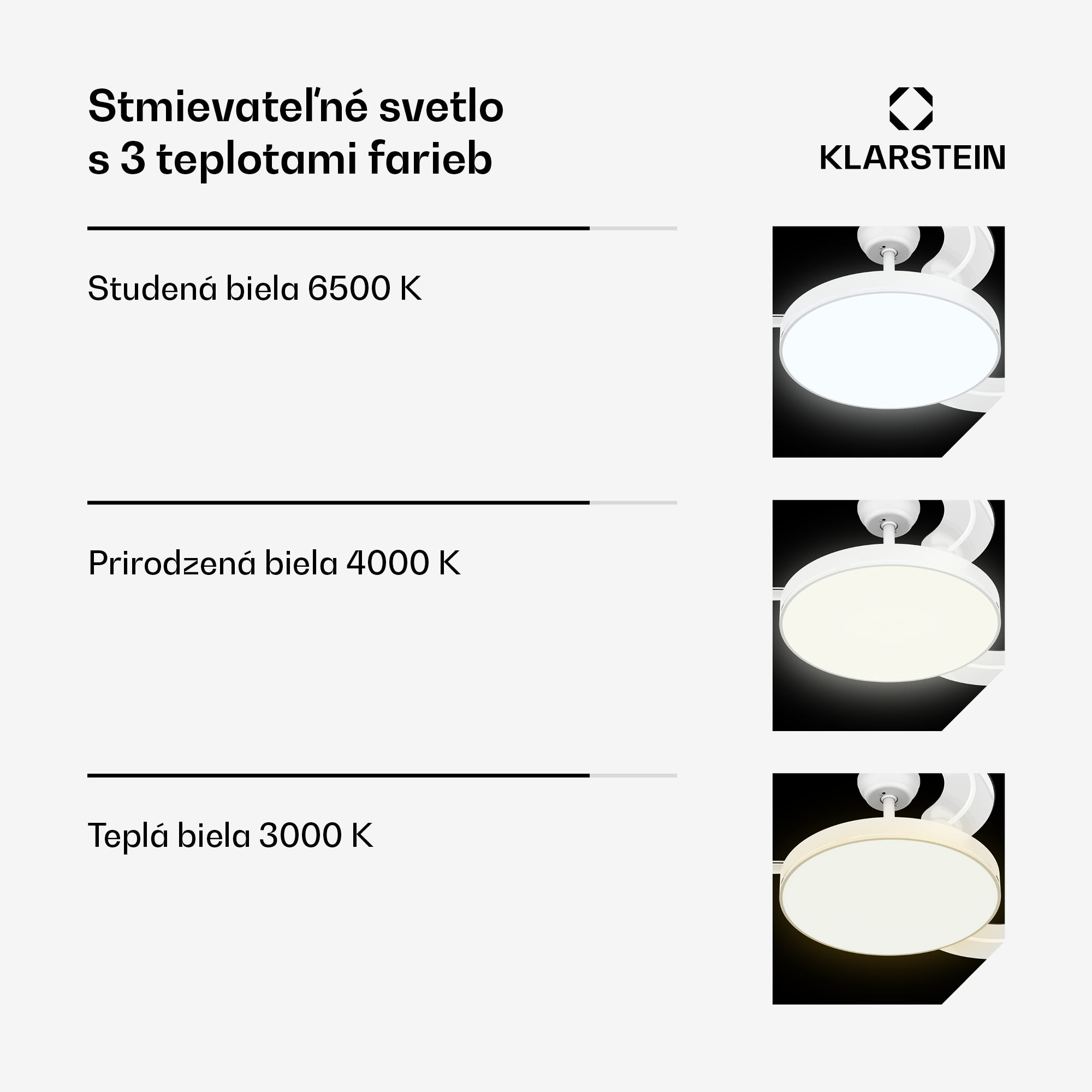 Klarstein AirFold | Inteligentný stropný ventilátor | Vysúvateľné lopatky | Stmievanie LED svetla | Smart – Obrázok 2
