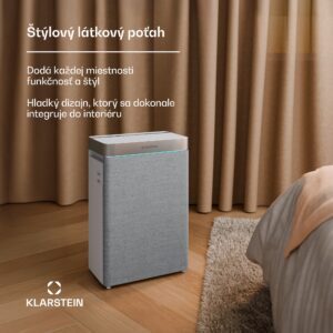 Klarstein AireLux Smart, čistička a zvlhčovač vzduchu 2v1, CADR 400 m³/h, sivá