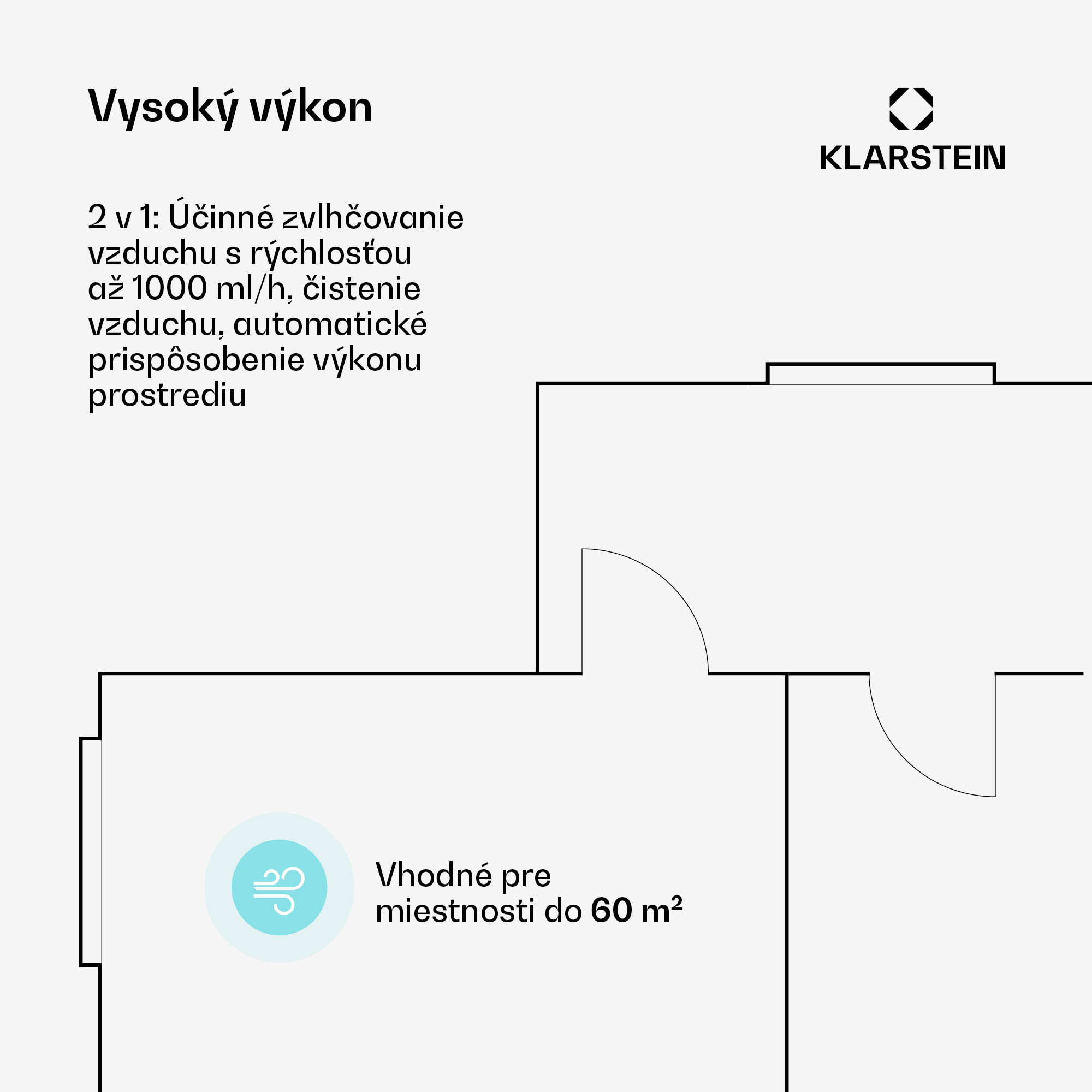 Klarstein AireLux Smart, čistička a zvlhčovač vzduchu 2v1, CADR 400 m³/h, sivá – Obrázok 3