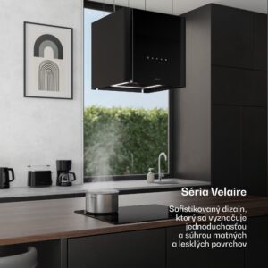 Klarstein Velaire odsávač pár s výsuvnou funkciou 40 cm | Elegantný, minimalistický, výkonný | EEC A++ | 601 m³/h