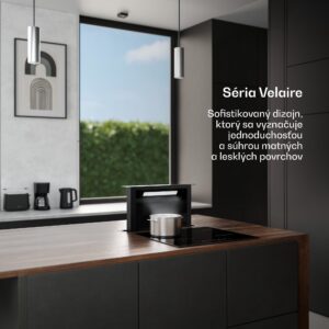 Klarstein Velaire Downdraft systém | Elegantný, minimalistický, výkonný | Energetická trieda A++ | 853 m³/h | 60 cm